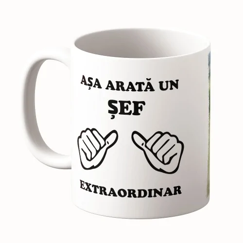 Cană Personalizată - Model "Așa Arată" Cu O Poză