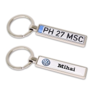 Breloc Auto Personalizat Cu Marca Auto Și Nume - Imagine produs