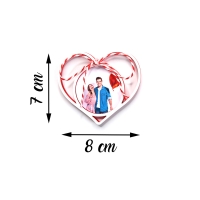 Mărțișor Personalizat 3D Magnetic - Cu Poză