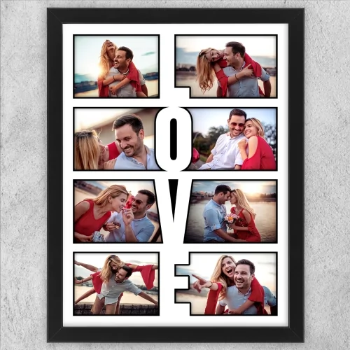 Tablou Personalizat - Colaj 8 Poze Love