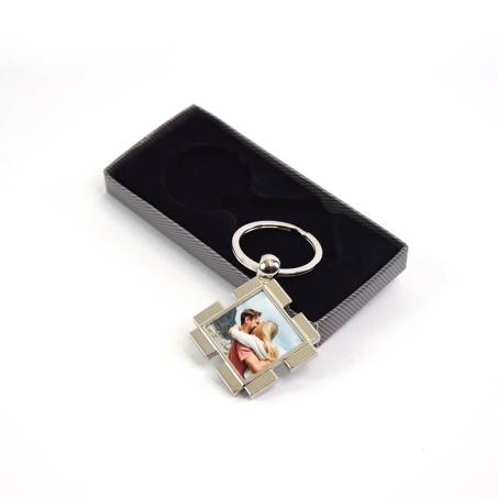 Breloc Personalizat - Model Romb