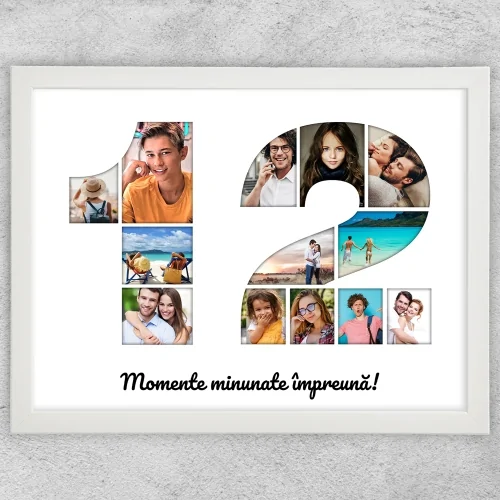 Tablou Personalizat Cu Poze Și Text - Colaj 12