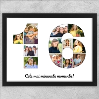 Tablou Personalizat Cu Poze Și Text - Colaj 16