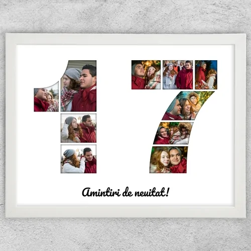 Tablou Personalizat Cu Poze Și Text - Colaj 17