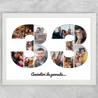 Tablou Personalizat Cu Poze Și Text - Colaj 33 - Imagine produs