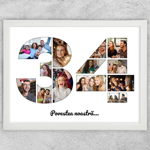 Tablou Personalizat Cu Poze Și Text - Colaj 34