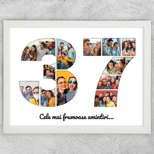 Tablou Personalizat Cu Poze Și Text - Colaj 37