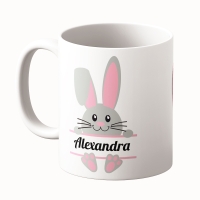 Cană Personalizată - Model "Easter Girl" Cu O Poză Și Nume