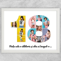 Tablou Personalizat Cu Poze Și Text - Colaj 18