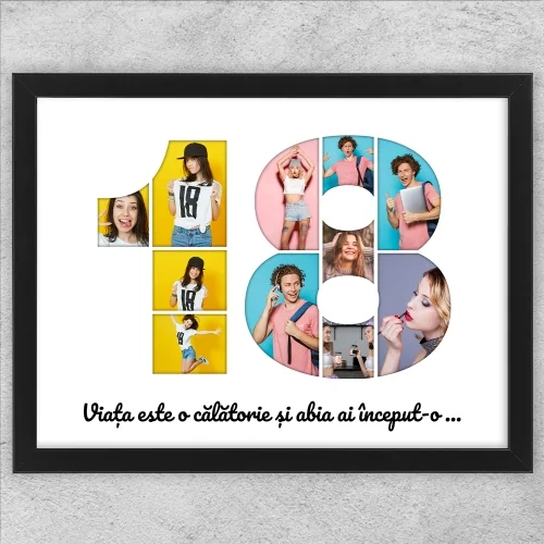 Tablou Personalizat Cu Poze Și Text - Colaj 18