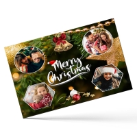 Magneti Personalizati Pentru Crăciun - Model "Crăciun 10" - Set 6 Buc.