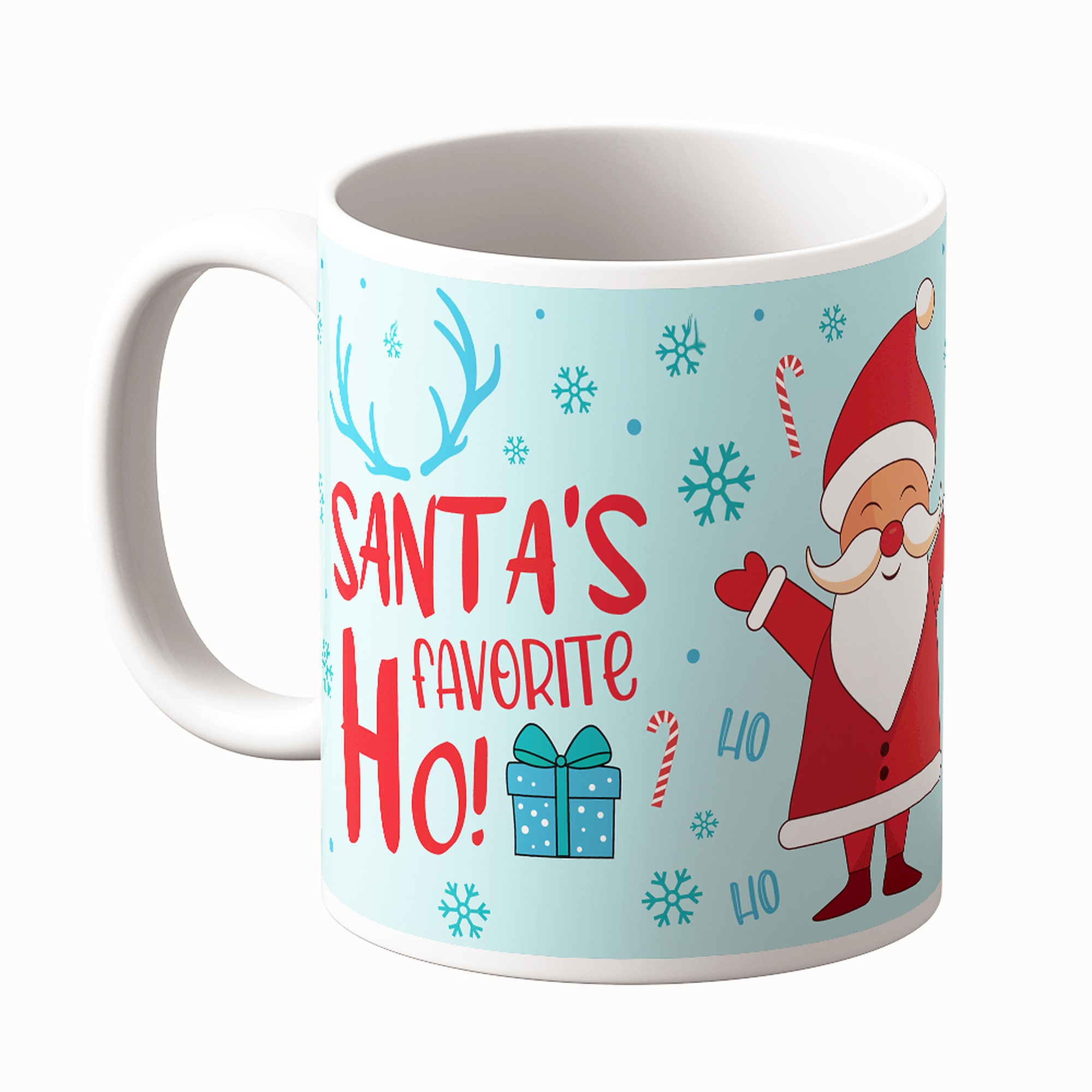 Cană Personalizată - Model "Favorite Santa" Cu O Poză