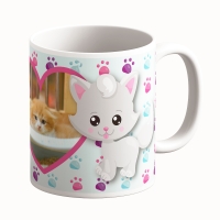 Cană Personalizată - Model "Cat Meow" Cu O Poză Cană Personalizată - Model "Cat Meow" Cu O Poză