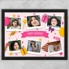 Tablou Personalizat 6 Poze - Happy Birthday