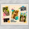 Tablou Personalizat 5 Poze - Happy Birthday Tablou Personalizat 5 Poze - Happy Birthday
