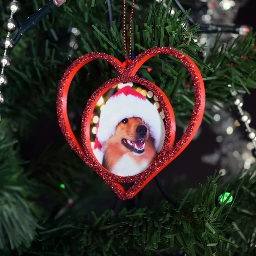 Glob Personalizat 3D - Model “Inimă”, Roșu