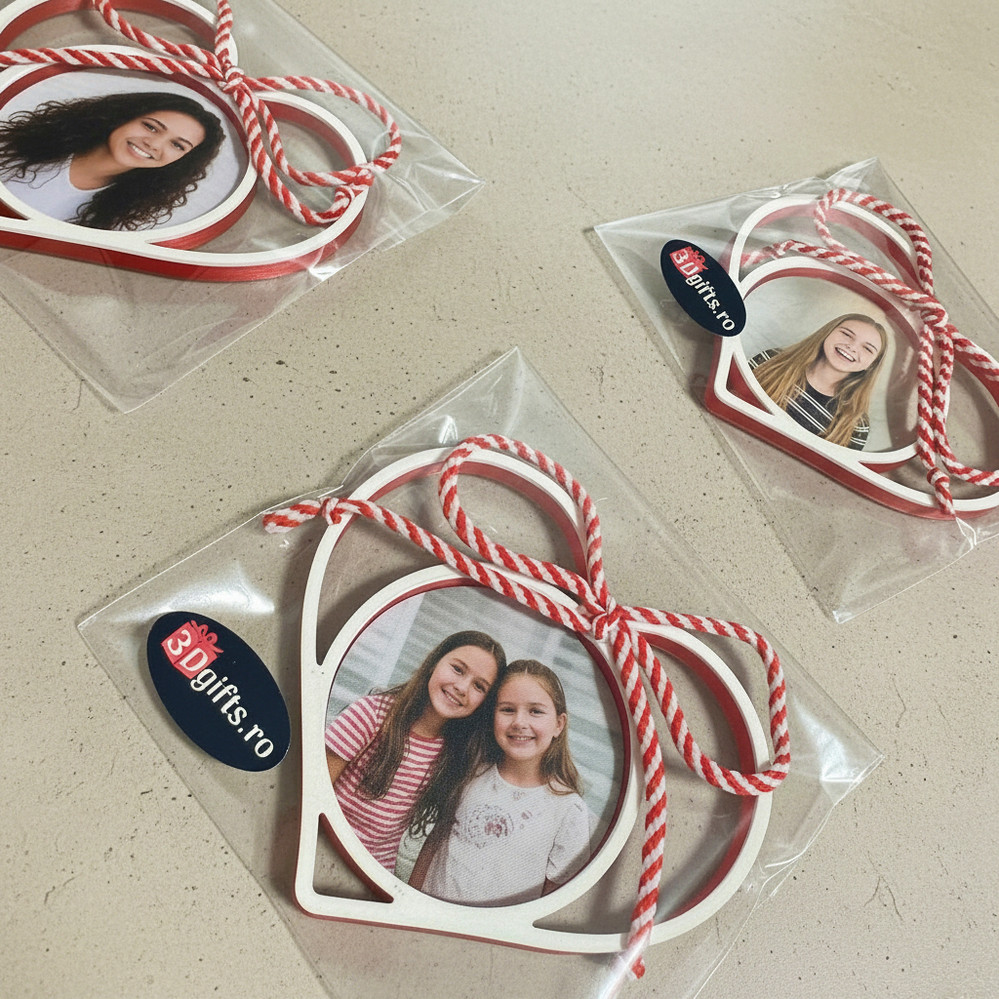 Mărțișor Personalizat 3D Magnetic - Cu Poză