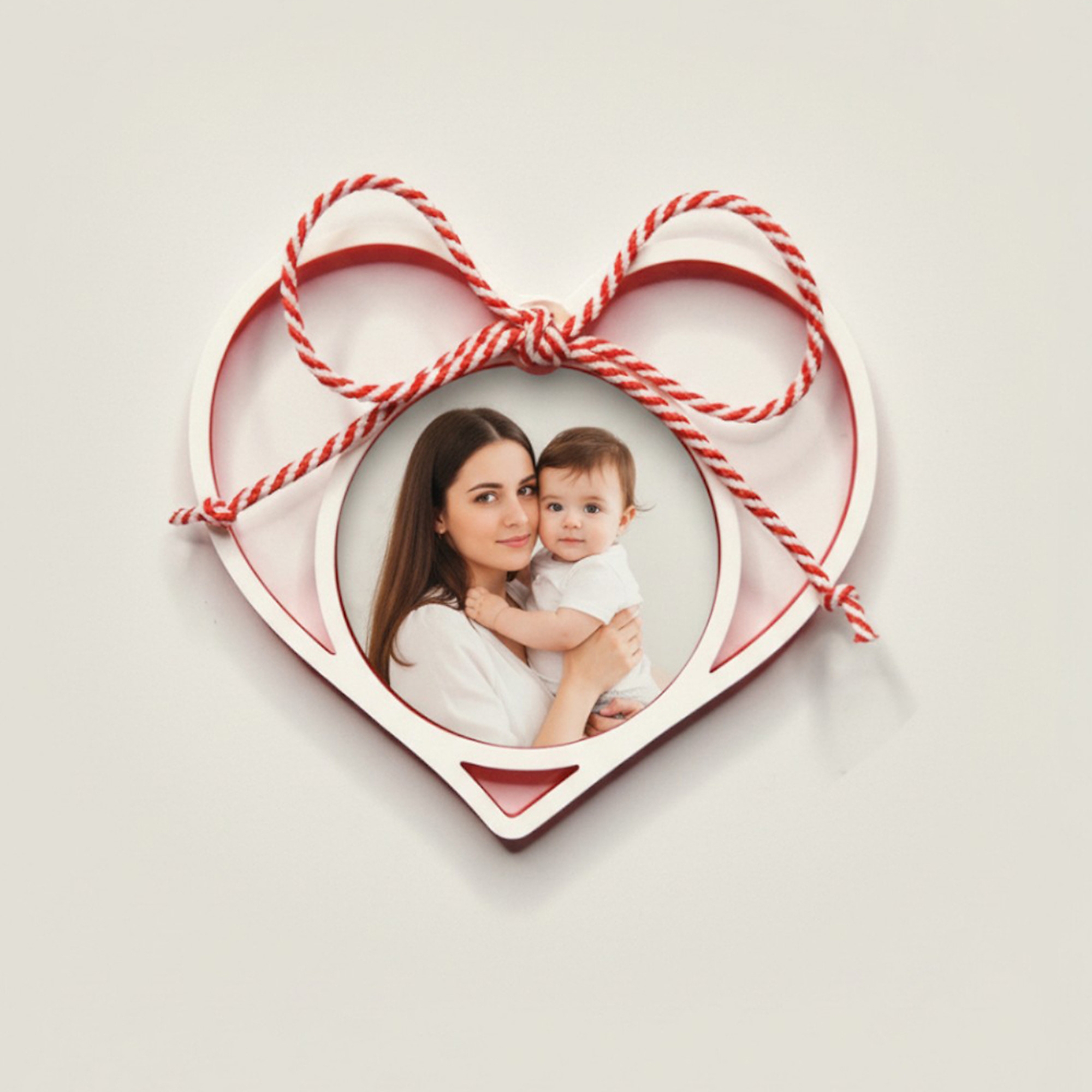 Mărțișor Personalizat 3D Magnetic - Cu Poză