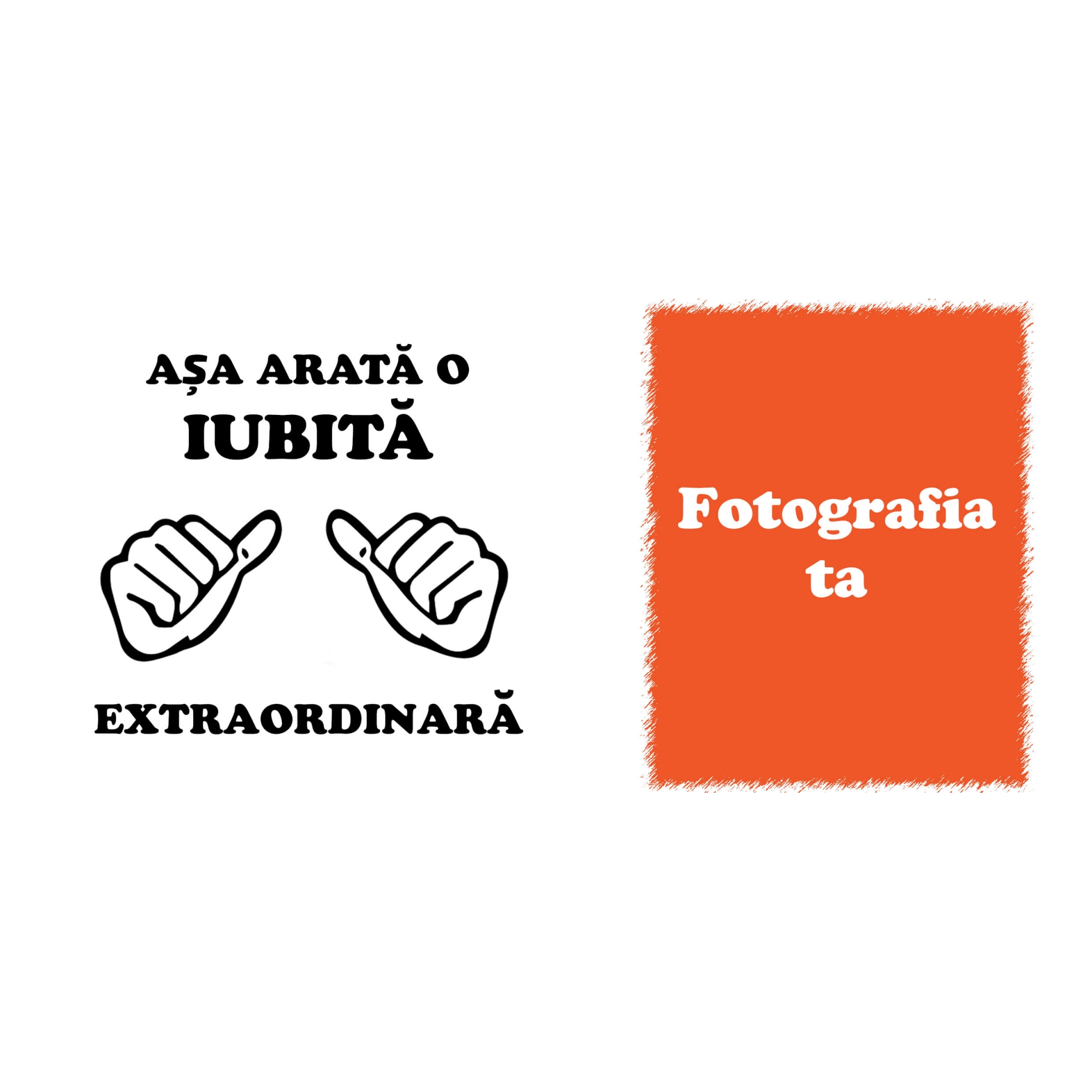 Cană Personalizată - Model "Așa Arată" Cu O Poză