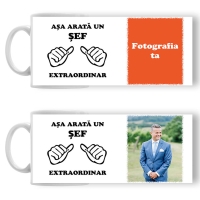 Cană Personalizată - Model "Așa Arată" Cu O Poză