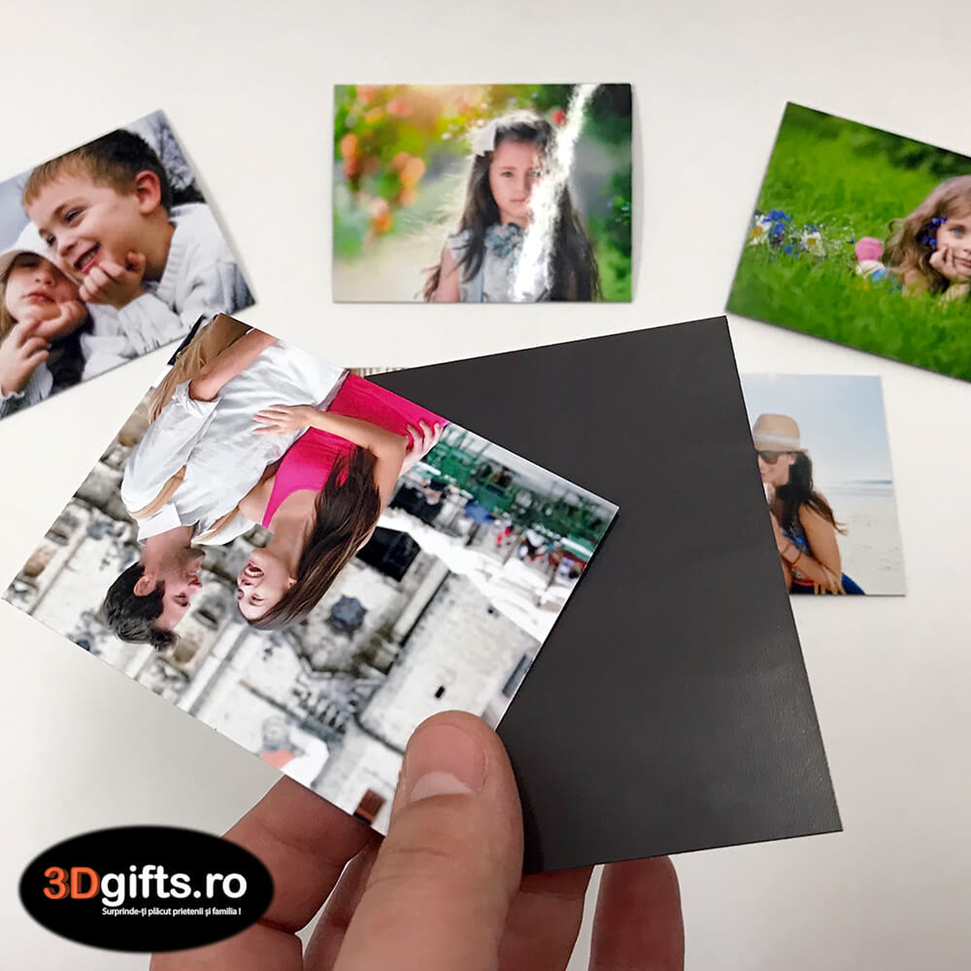 Magneți Foto Mici - set 5 bucăți la 9,6x7cm