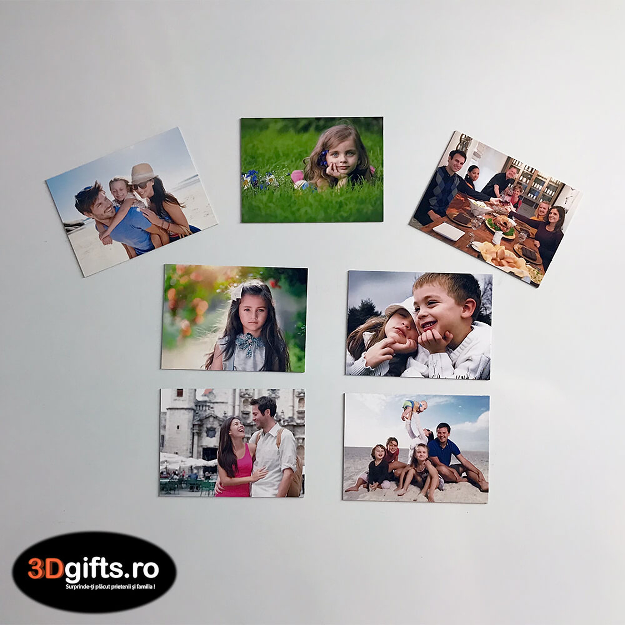 Magneți Foto Mici - set 5 bucăți la 9,6x7cm