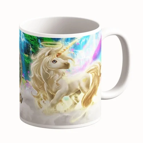 Cană Personalizată - Model "Unicorn" Cu O Poză Și Text