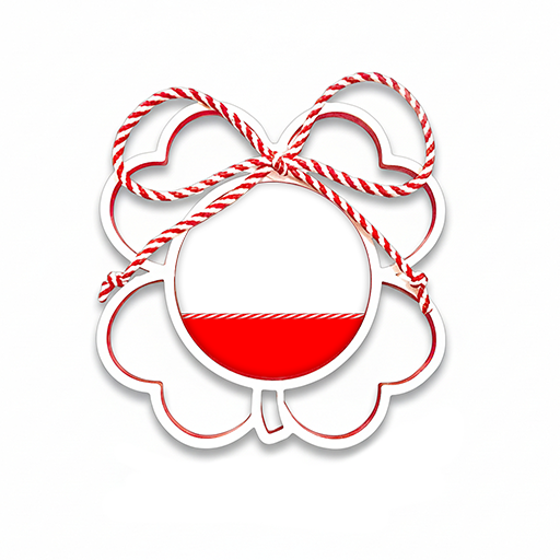 Mărțișor Personalizat 3D Magnetic - Trifoi Cu Poză, Nume Sau Text - Vedere Mască